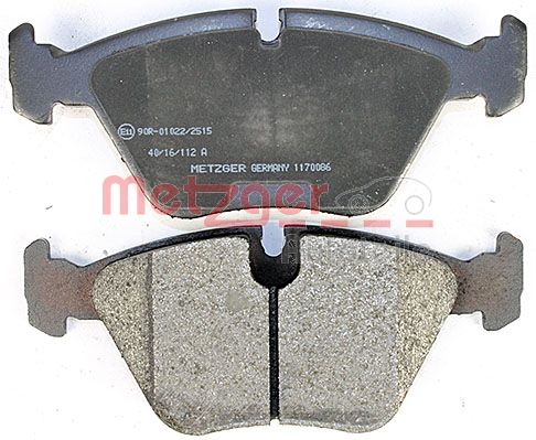 METZGER 1170086 Bremsbelagsatz, Scheibenbremse